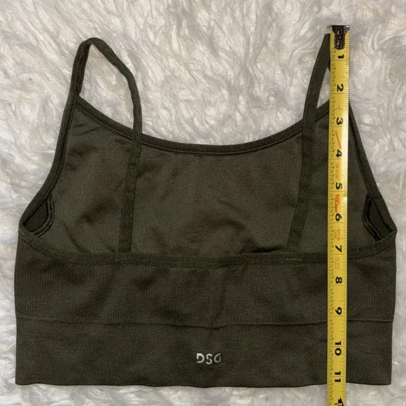 DSG Women's Seamless Fashion Ribbed Sports Bra, Size Small - Picture 5 of 12